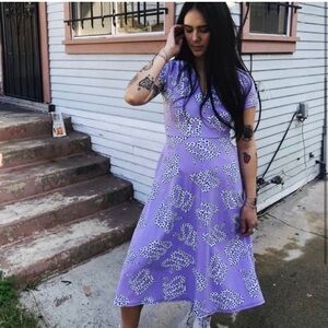 Nooworks Micotti Snakes Greta Dress - Size Large - EUC